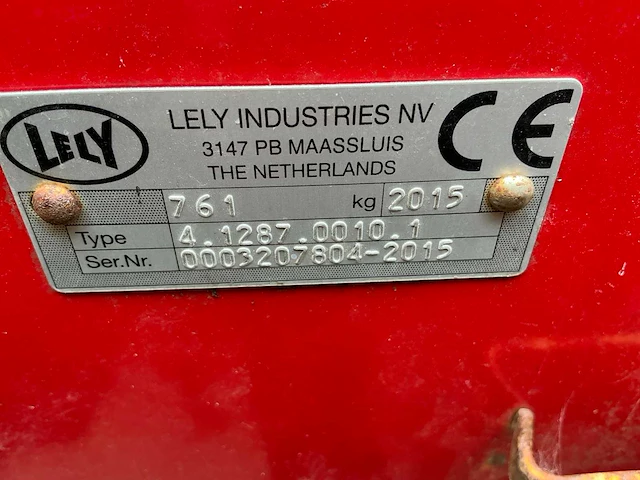 2015 lely 280m schijvenmaaier - afbeelding 9 van  11