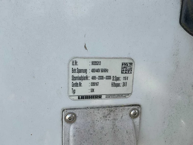 2015 liebherr 53k mobiele torenkraan - afbeelding 20 van  20