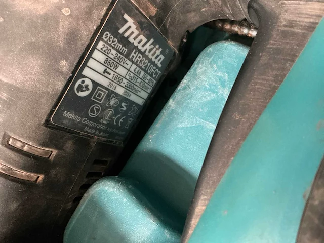 2015 makita hr3210fct elektrische boorhamer - afbeelding 3 van  4