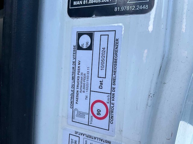 2015 man tgs kraanvrachtwagen met kraan hiab en aanhangwagen pacton - afbeelding 7 van  107
