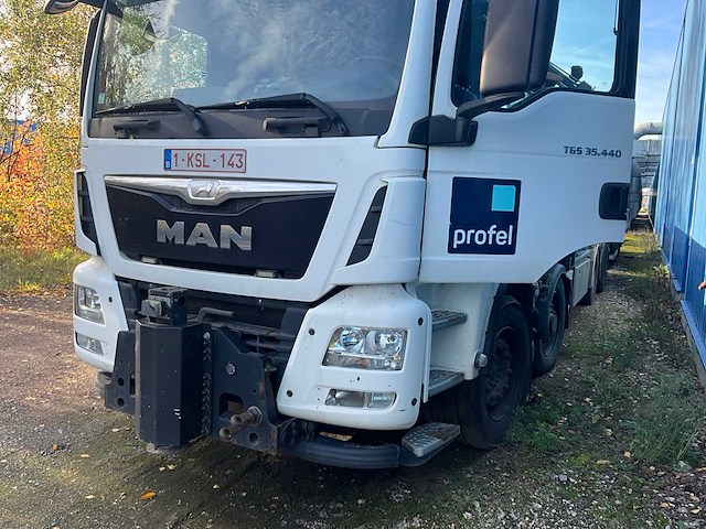 2015 man tgs kraanvrachtwagen met kraan hiab en aanhangwagen pacton - afbeelding 10 van  107