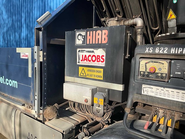 2015 man tgs kraanvrachtwagen met kraan hiab en aanhangwagen pacton - afbeelding 16 van  107