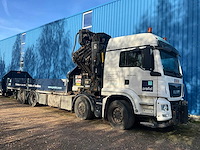 2015 man tgs kraanvrachtwagen met kraan hiab en aanhangwagen pacton - afbeelding 20 van  107