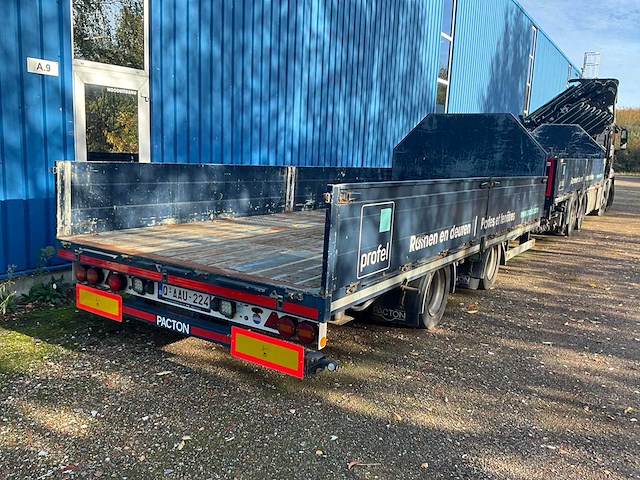 2015 man tgs kraanvrachtwagen met kraan hiab en aanhangwagen pacton - afbeelding 47 van  107