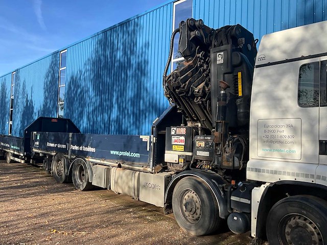 2015 man tgs kraanvrachtwagen met kraan hiab en aanhangwagen pacton - afbeelding 42 van  107