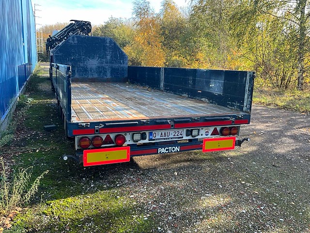 2015 man tgs kraanvrachtwagen met kraan hiab en aanhangwagen pacton - afbeelding 55 van  107