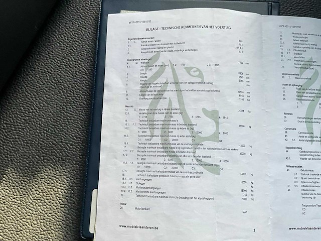 2015 man tgs kraanvrachtwagen met kraan hiab en aanhangwagen pacton - afbeelding 68 van  107