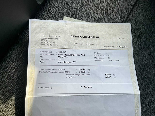 2015 man tgs kraanvrachtwagen met kraan hiab en aanhangwagen pacton - afbeelding 74 van  107