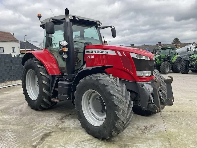 2015 massey ferguson 7616 vierwielaangedreven landbouwtractor - afbeelding 8 van  32