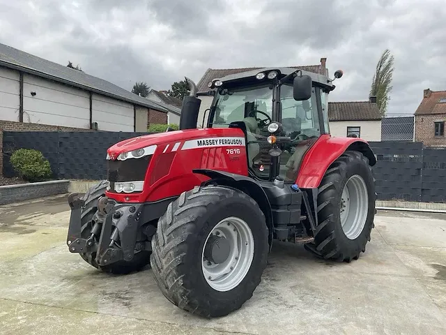 2015 massey ferguson 7616 vierwielaangedreven landbouwtractor - afbeelding 12 van  32