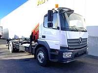 2015 mercedes-benz atego vrachtwagen met laadkraan - afbeelding 5 van  12