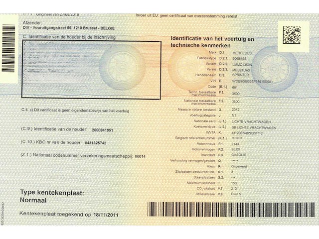 2015 mercedes-benz sprinter 313 cdi lichte vracht bestelwagen - afbeelding 30 van  36