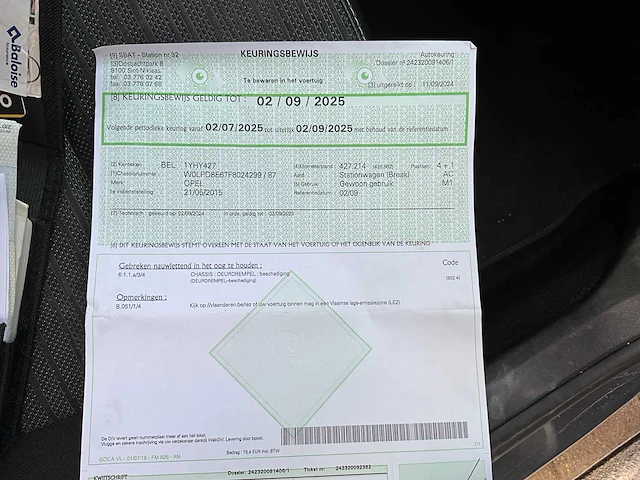 2015 opel astra sports tourer personenauto - afbeelding 32 van  32