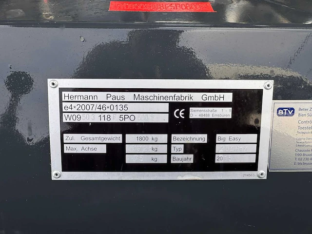 2015 paus 25 wh verhuislift - afbeelding 9 van  19
