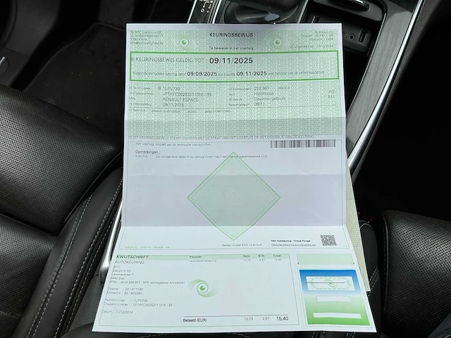 2015 renault espace - afbeelding 20 van  27