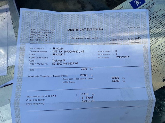 2015 renault t hb001 trekker en oplegger - afbeelding 55 van  64