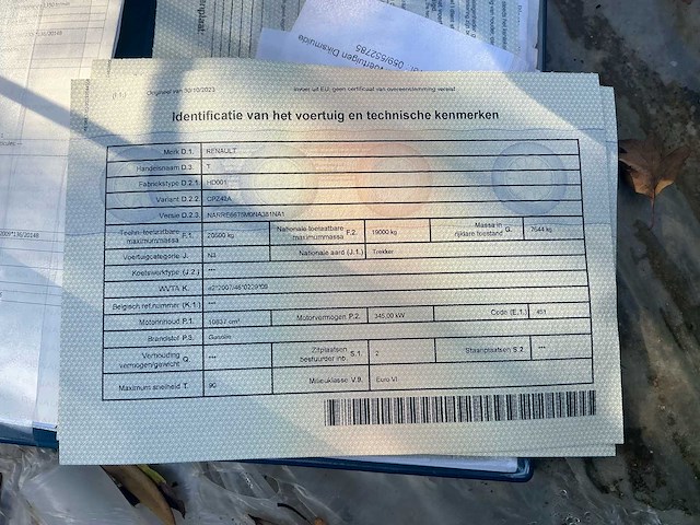 2015 renault t hb001 trekker en oplegger - afbeelding 61 van  64