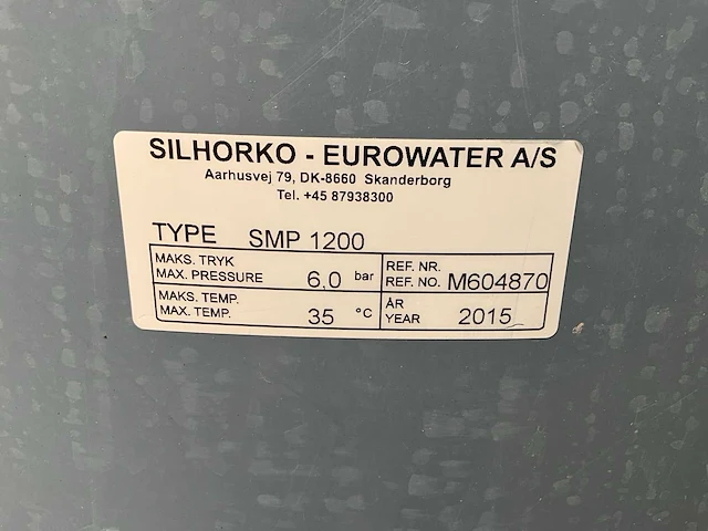 2015 silhorko-eurowater smp1202 wateronthardingsinstallatie - afbeelding 9 van  15
