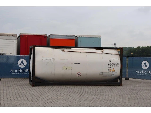 2015 singamas 20ft iso tankcontainer foodgrade - afbeelding 1 van  1