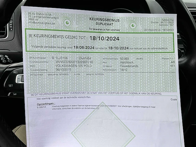 2015 volkswagen polo - afbeelding 28 van  35