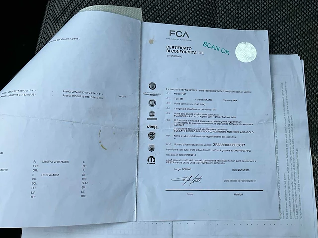 2016 - fiat tipo - personenauto - afbeelding 24 van  32