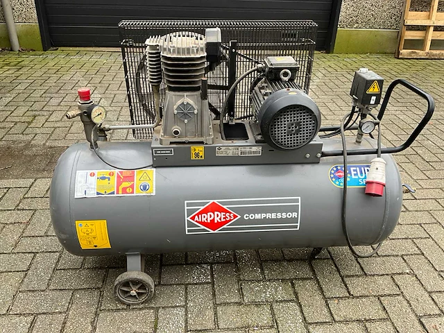 2016 airpress mec100l-2 luchtcompressor - afbeelding 2 van  8