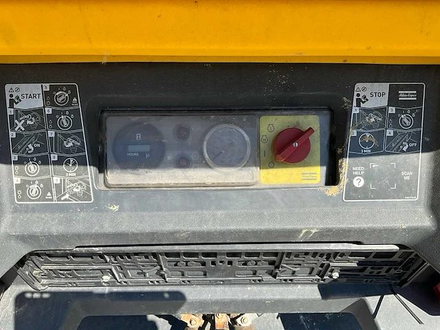 2016 atlas copco xas88 mobiele luchtcompressor - afbeelding 11 van  13