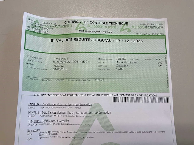 2016 audi q7 personenauto - afbeelding 40 van  47