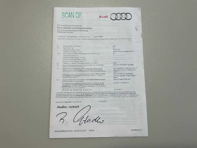 2016 audi q7 personenauto - afbeelding 41 van  47