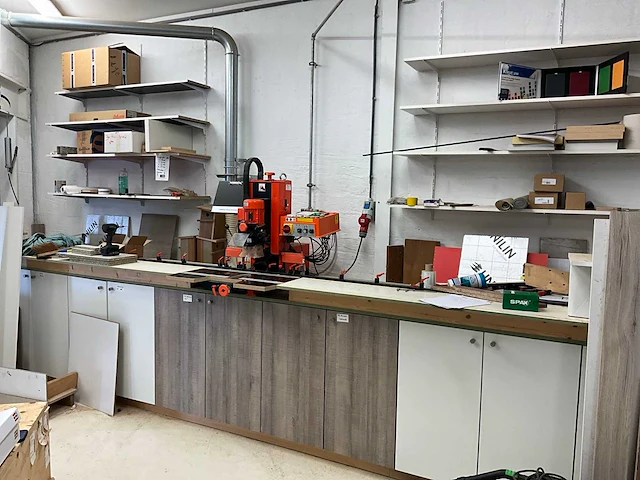 2016 blum pro-center 2000 persmachines met kast - afbeelding 12 van  23