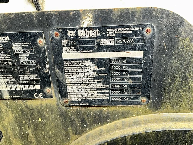 2016 bobcat pf2 verreiker - afbeelding 39 van  40