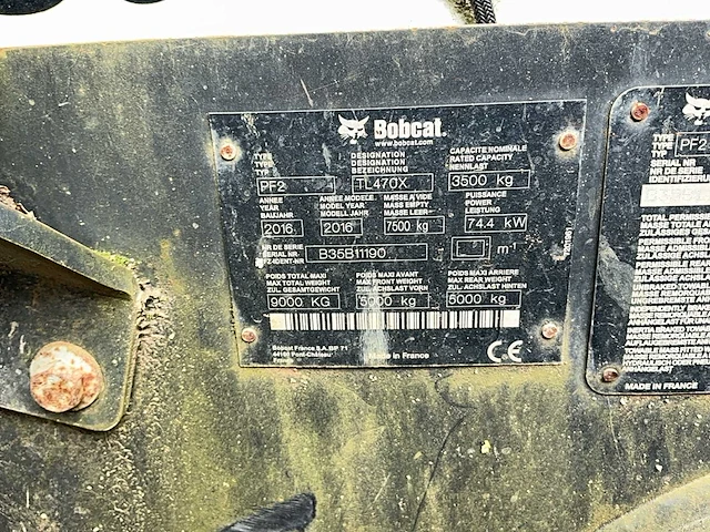2016 bobcat pf2 verreiker - afbeelding 40 van  40