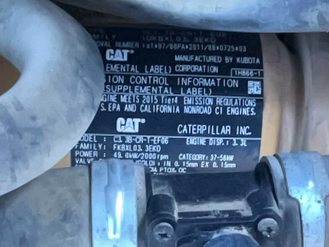 2016 caterpillar 308e2cr midigraafmachine - afbeelding 27 van  36