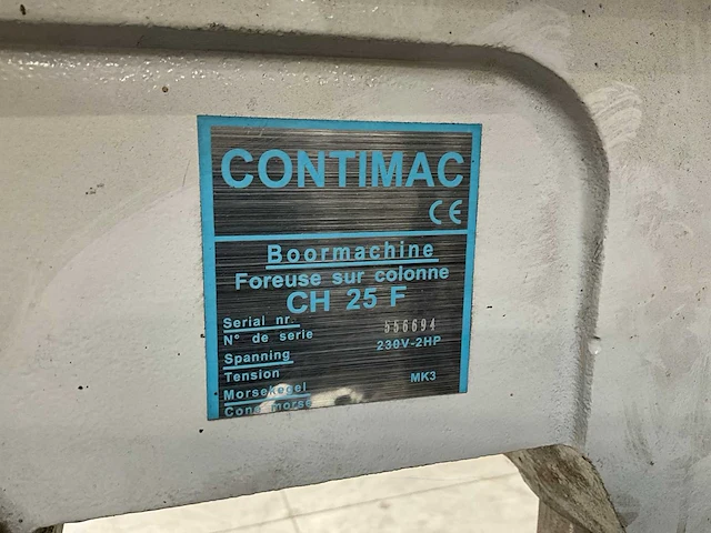 2016 contimac ch 25 f kolomboormachine - afbeelding 2 van  8