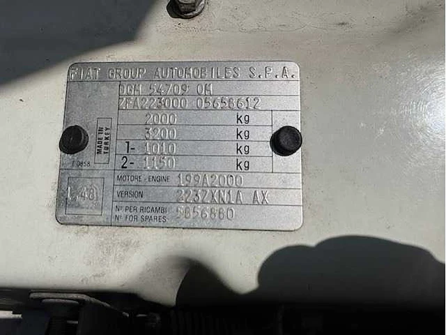2016 fiat doblò - 1.3 mj sx - afbeelding 3 van  11