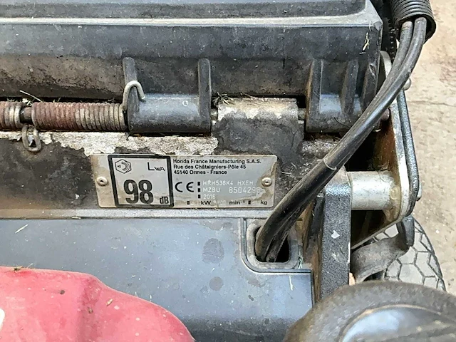 2016 honda hrh 536 grasmaaier - afbeelding 17 van  17