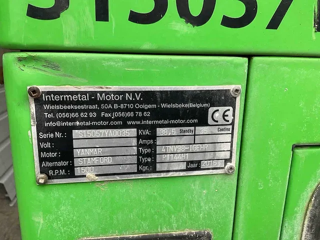2016 intermetal stroomgenerator - afbeelding 8 van  8