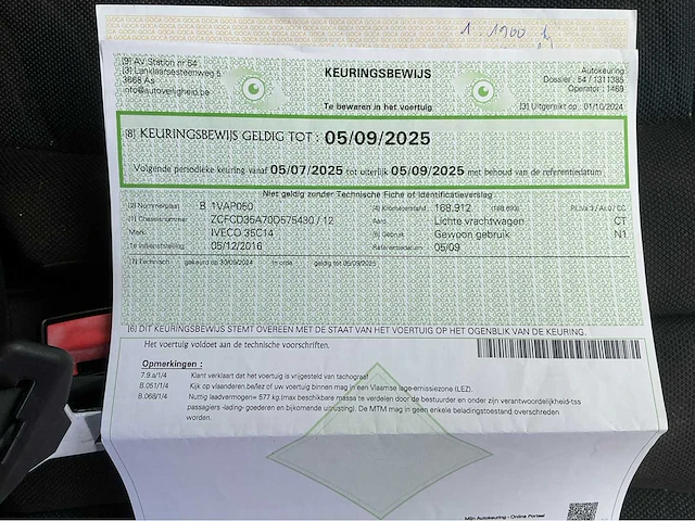 2016 iveco 35c14 lichte vrachtwagen - afbeelding 37 van  43