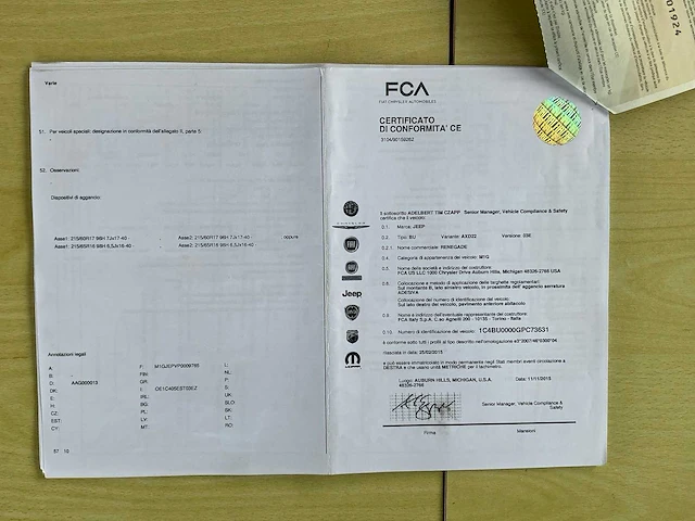 2016 jeep renegade 1.9 diesel 4wd auto - afbeelding 28 van  38