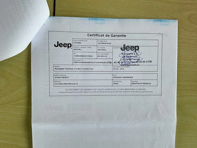 2016 jeep renegade 1.9 diesel 4wd auto - afbeelding 31 van  38