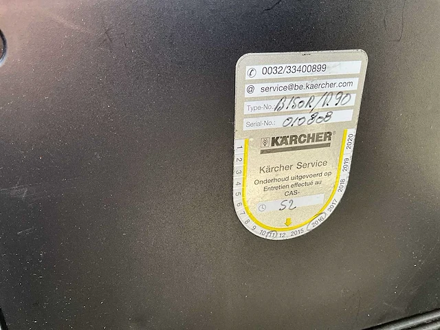 2016 kärcher professional b150r vloerreiniger - afbeelding 19 van  23