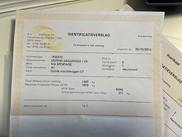 2016 kia sportage lichte vrachtwagen - afbeelding 20 van  28