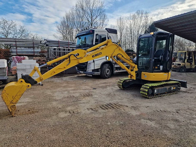 2016 kobelco sk35sr-6 rupsgraafmachine - afbeelding 12 van  26
