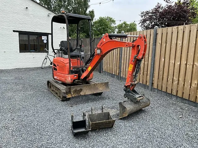 2016 kubota u17-3a mini graafmachine - afbeelding 19 van  25