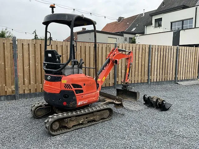 2016 kubota u17-3a mini graafmachine - afbeelding 20 van  25