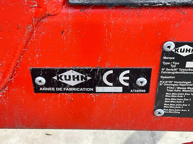 2016 kuhn pro2c81 voermengwagen - afbeelding 15 van  25