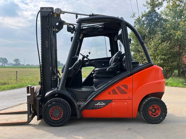 2016 linde h25d vorkheftruck met rotator + arm - afbeelding 3 van  55