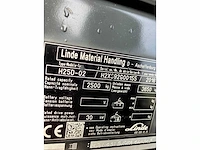 2016 linde h25d vorkheftruck met rotator + arm - afbeelding 51 van  55