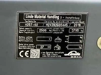 2016 linde h25t vorkheftruck - afbeelding 53 van  53