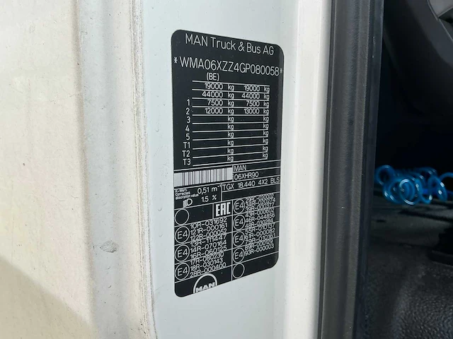 2016 man tgx trekker - afbeelding 21 van  29